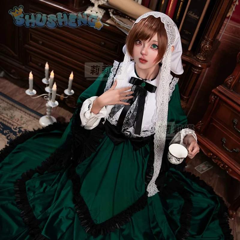 Amine Rozen Maiden Sui sei seki Cosplay Costume Mercury Lampe Dress Halloween Party Gorgeous Lolita Girl Dress Up Dress