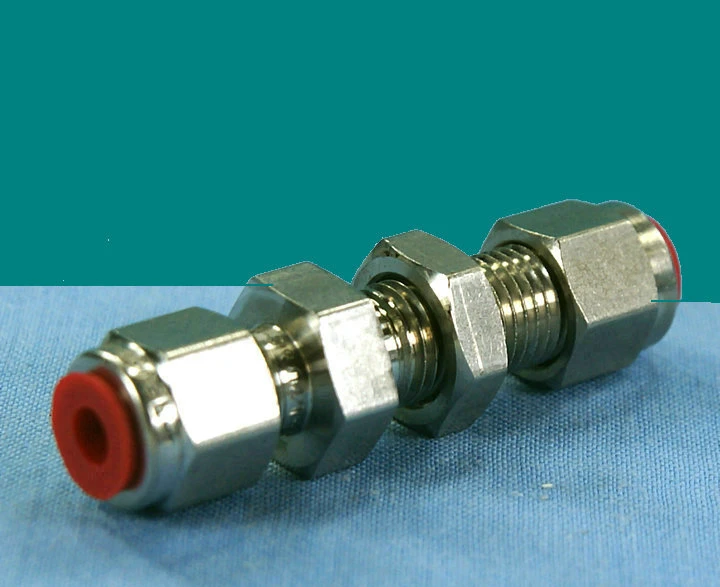 [SS-400-61]/Ferrule/Plate connector, 1/4 inch ferrule