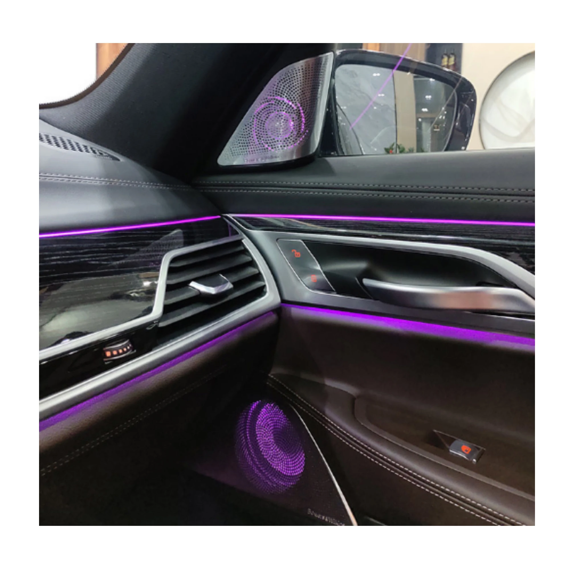 Auto Ambient Lighting Systems Suitable for  7 Series G11 G12 2016-2022 Luminous Cover  Plate Car Decor Light