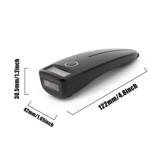 Mini USB barcode scanner with wire/bluetooth/2.4g wireless 1d 2D Scanner QR PDF417 EAN13 Data matrix barcode reader 10 Main Sales BAR CODE READER - №3
