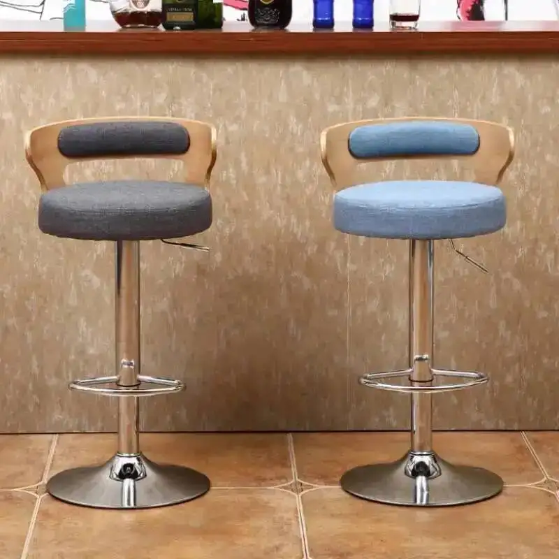 

Nordic Accent Bar Chairs Stool Minimalistic Simple Adjustable Design Bar Chairs Modern Rotate Chaises Salle Manger Furniture