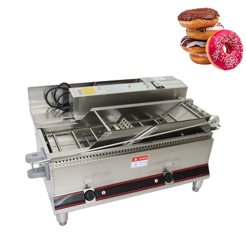 Commercial use continuous frying line donuts french fries machines Potato chips fried chicken fried snacks making machine