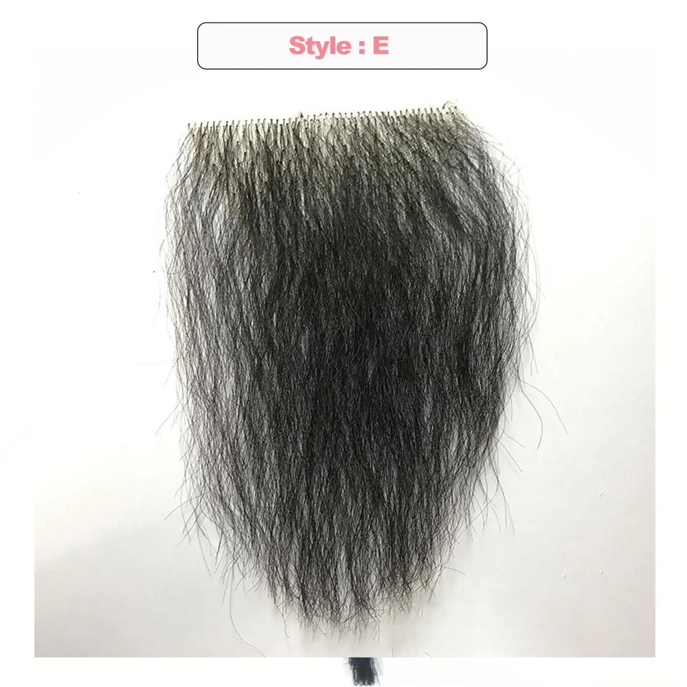 False Pubic Hair for Silicone Fake Vagina Pant Sticker Hair for Crossdress Accessories Private