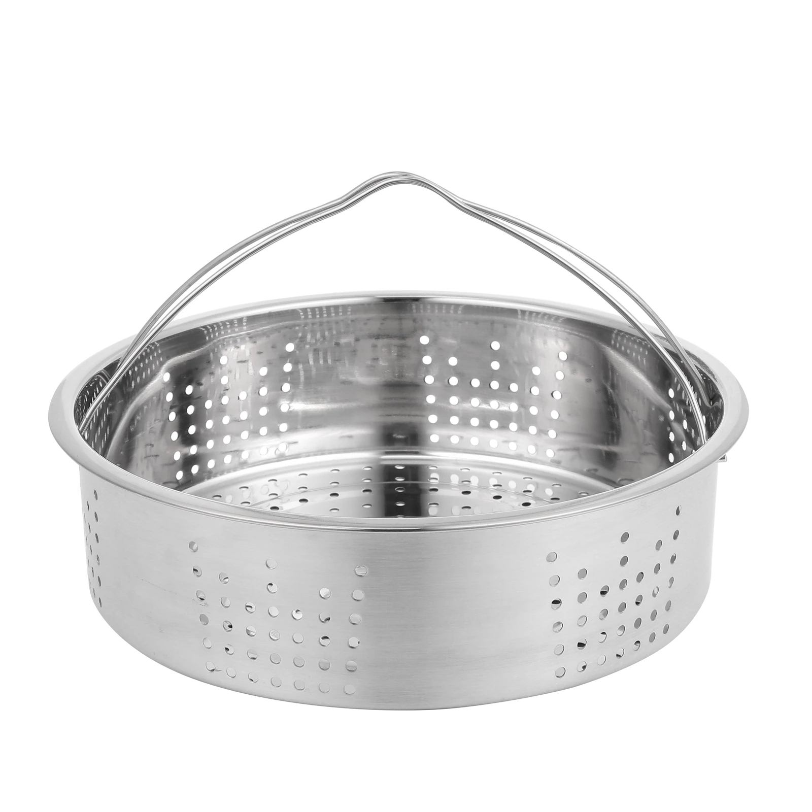 

Stainless Steel Steaming Rack Round Hole Mesh Food Steamer Kitchen Supplies Perfect for Rice Buns Potatoes Corn Sweet