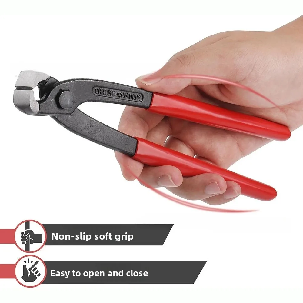 Alloy Steel Auto Hose Clamp Pliers with Non-Slip Plastic Grip, Customized for Quick Mounting & Dismantling of Single Ear Pipe Cl