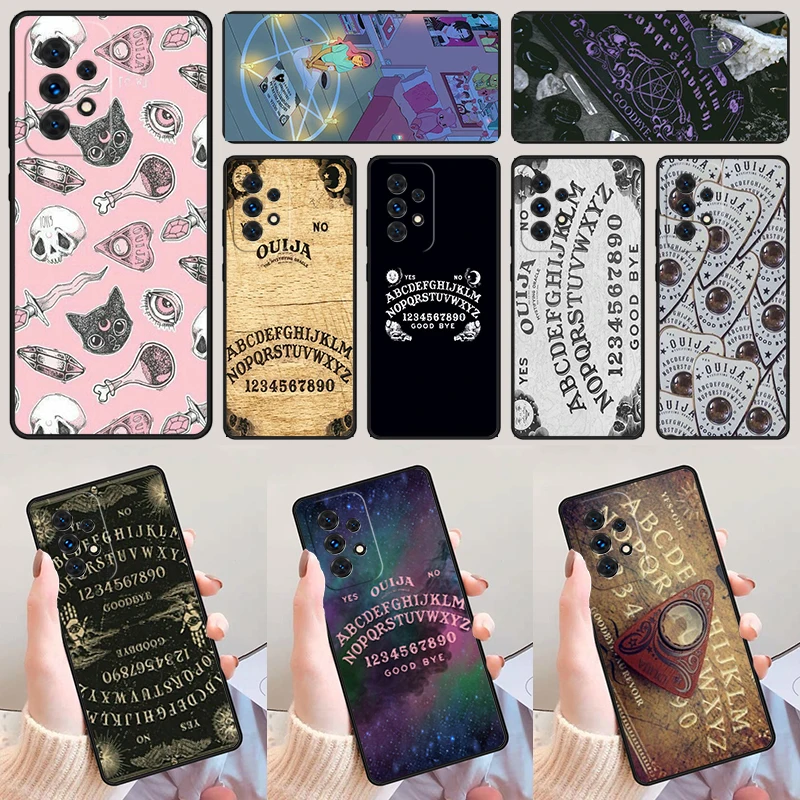 Girly Pastel Witch Goth Ouija phone case For Samsung A42 A31 A40 A51 A71 A32 A80 A91 A52 A72 A73 A20e A21S A50 A70 A11 A12 Cover