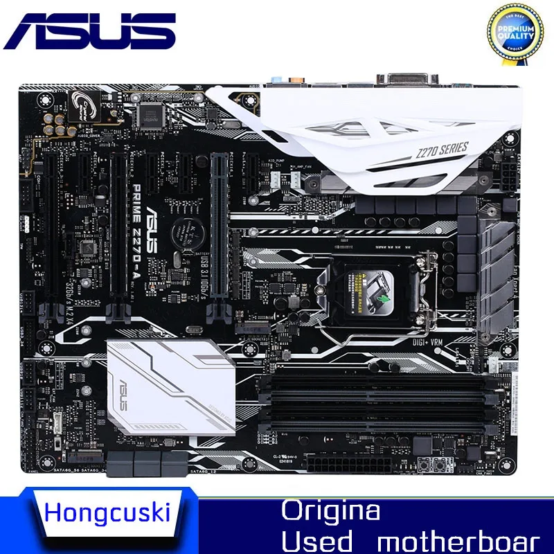 Used For ASUS PRIME Z270-A Z270A Original M.2 NVME 7th motherboard Socket LGA1151 DDR4 Z270 Desktop Motherboard