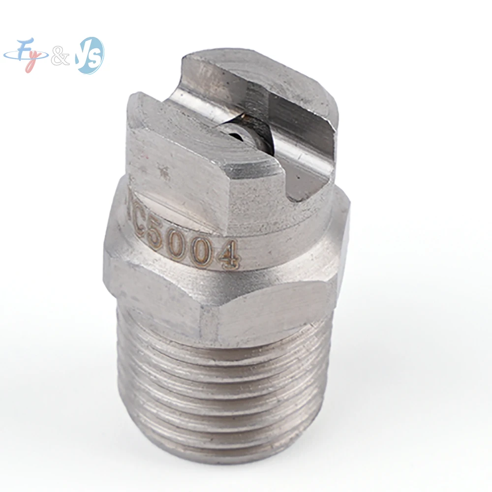 1/4 BSPT Thread MEG Fan-shaped Spray Nozzle Ultra-fine Atomizing Design With Cemented Carbide Core Industrial Spraying Nozzle