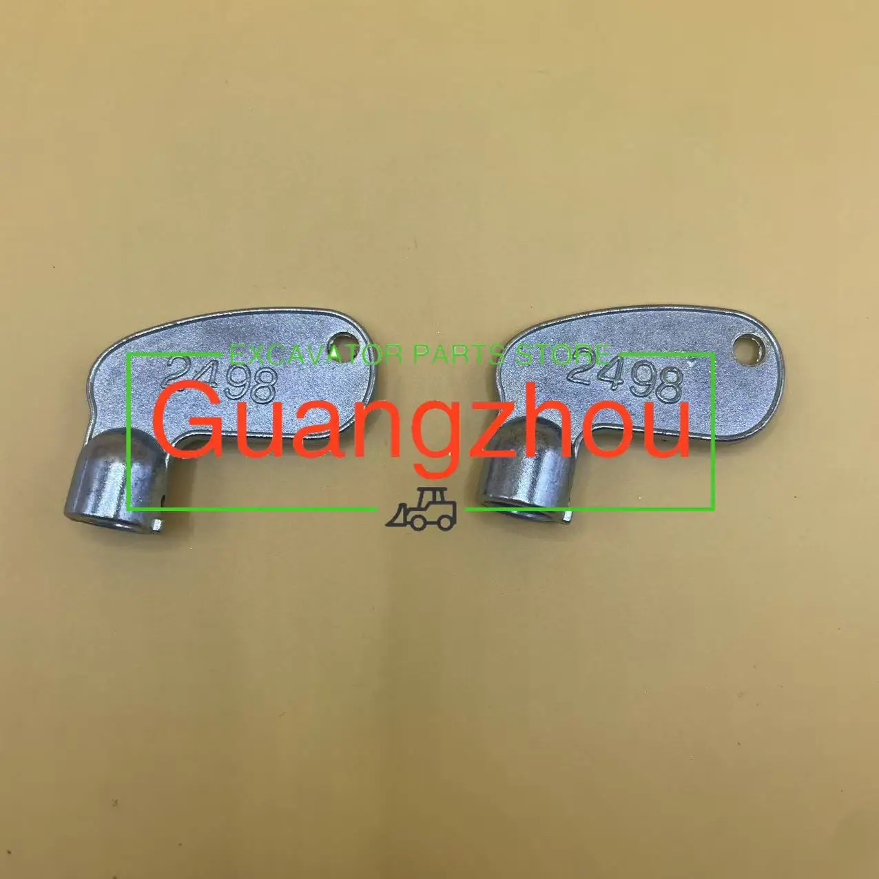 

2 PCS 2498 Key For Mitsubishi Magnum Morooka Isuzu TCM Bomag Heavy Equipment