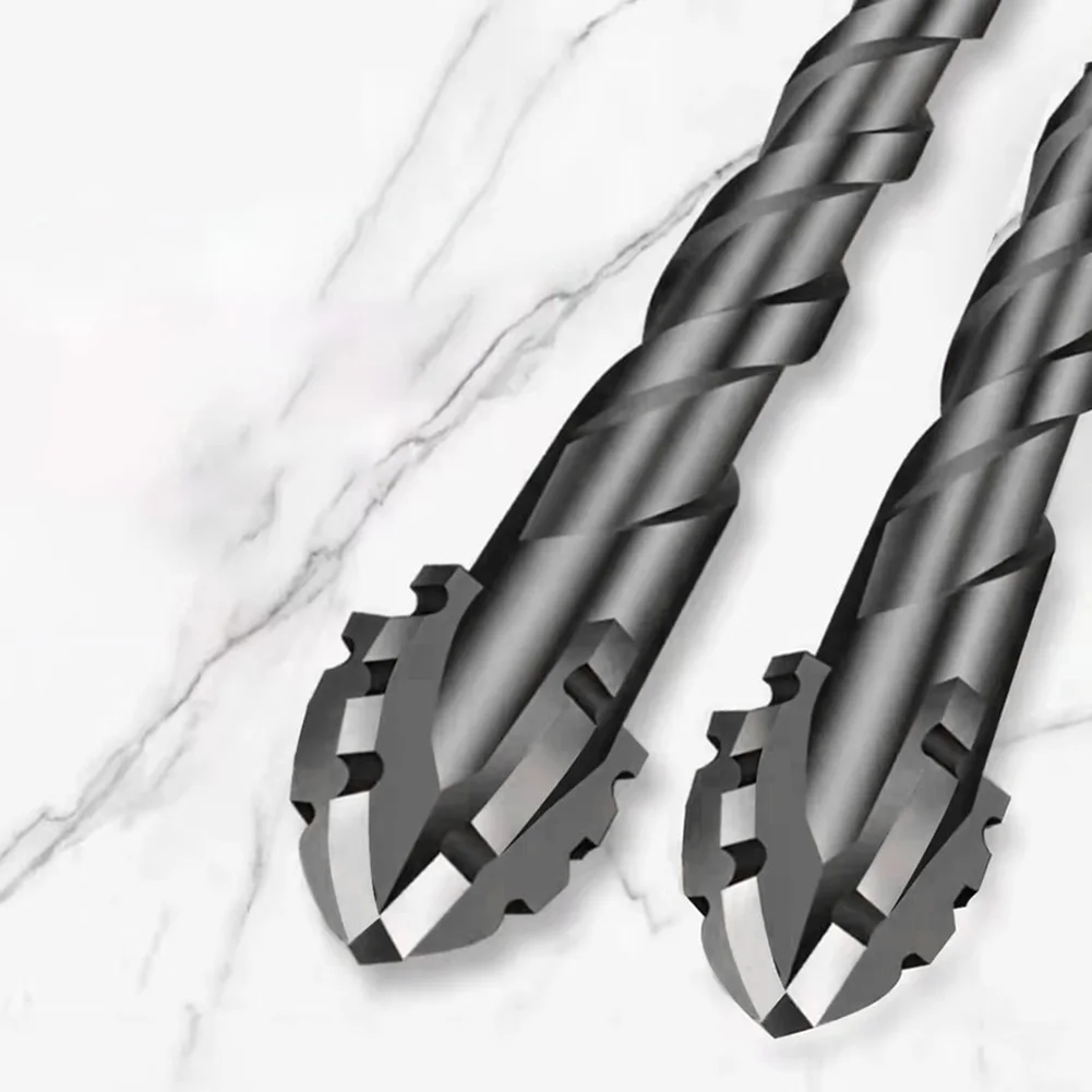 Drill Bit 6/8/10/12mm Four-Flute Eccentric Triangle Drilling Tools For Glass Tile Punching Tool Electric Drill Power Tool