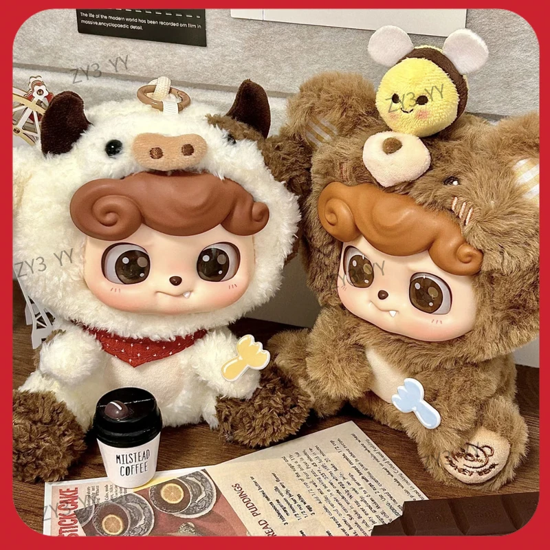 

К. Виниловый плюшевый кулон с изображением животных Q для детского сада, слепая коробка, кукла, подарок для девочки, украшение для рабочего стола, хороший предмет