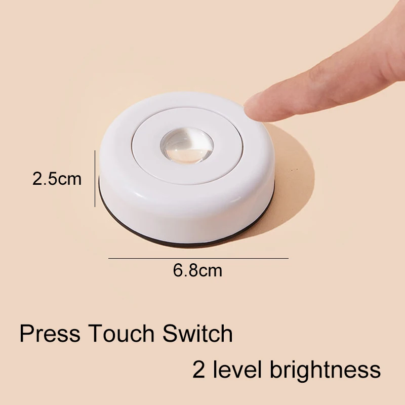 Cat Eye Spotlight LED Under Cabinet Light Sunset Rainbow Atmosphere Decor LED Night Lights Closet Cupboard Bookshelf Puck Lamp