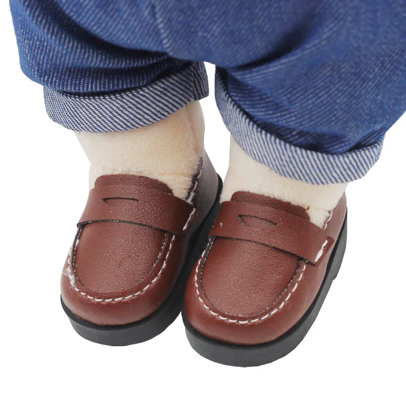 20 cm Baumwolle Spielzeugschuhe Milu Lederschuhe Student Doudou Schuhe Uniform Schuhe 5,5 * 2,6 cm Metall Wetterfahne, Gartendekoration – Detail 6