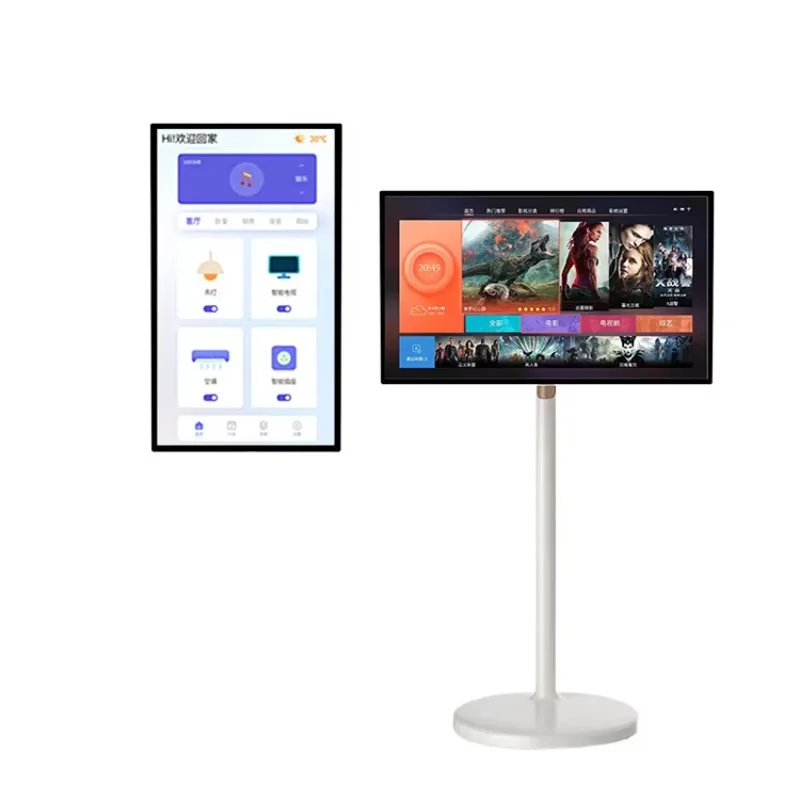 Customize 21.5Inch Android 12/13 Interactive Touch Screen Portable Tv Monitor LCD Smart Display with Stand and Camera