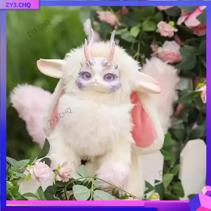 

Официальная большая плюшевая кукла кролика-дракона 400, украшение ручной работы, коллекция слепых коробок, украшение персонажа, милый подарок