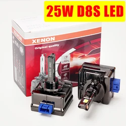 2PCS car LED D8S 25w hid TO LED  headlight 6000k D8S