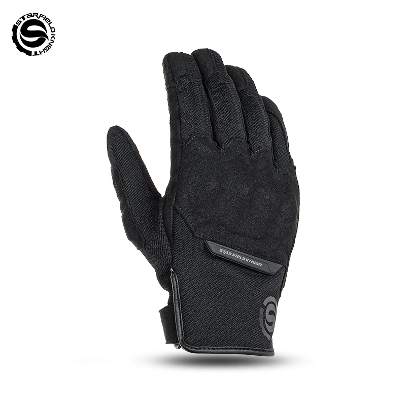 

Мотоциклетные перчатки Star Field Knight с полной защитой пальцев, летние, дышащие, нескользящие, с защитой суставов, для сенсорных экранов