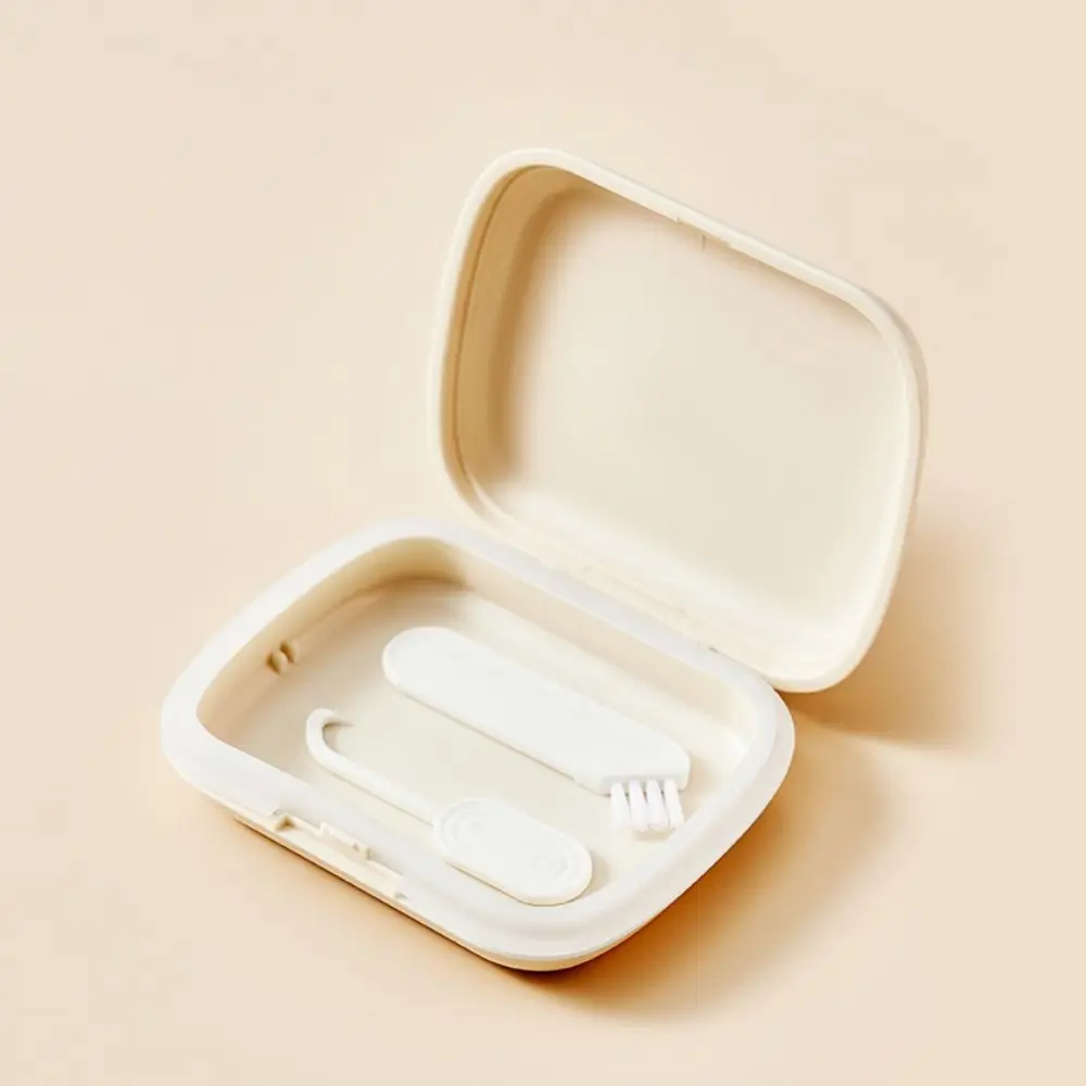 Square Orthodontic Retainer Case Dustproof Portable Mouth Guard Container with Braces Removal Tool Sealing Ring