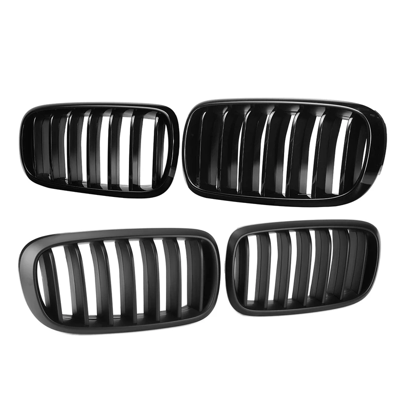 

Решетка радиатора передней капота для BMW F15 F16 X5 X6 2014 2015 2016 2017, 2 шт.