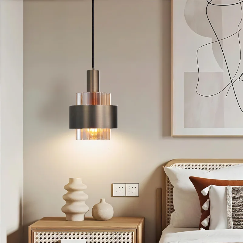 E27 Glass Pendant Lamp Modern Style Minimalist Pendant Light Cafe Dining Home Bedroom Room Decoration Lights Wire Adjustable