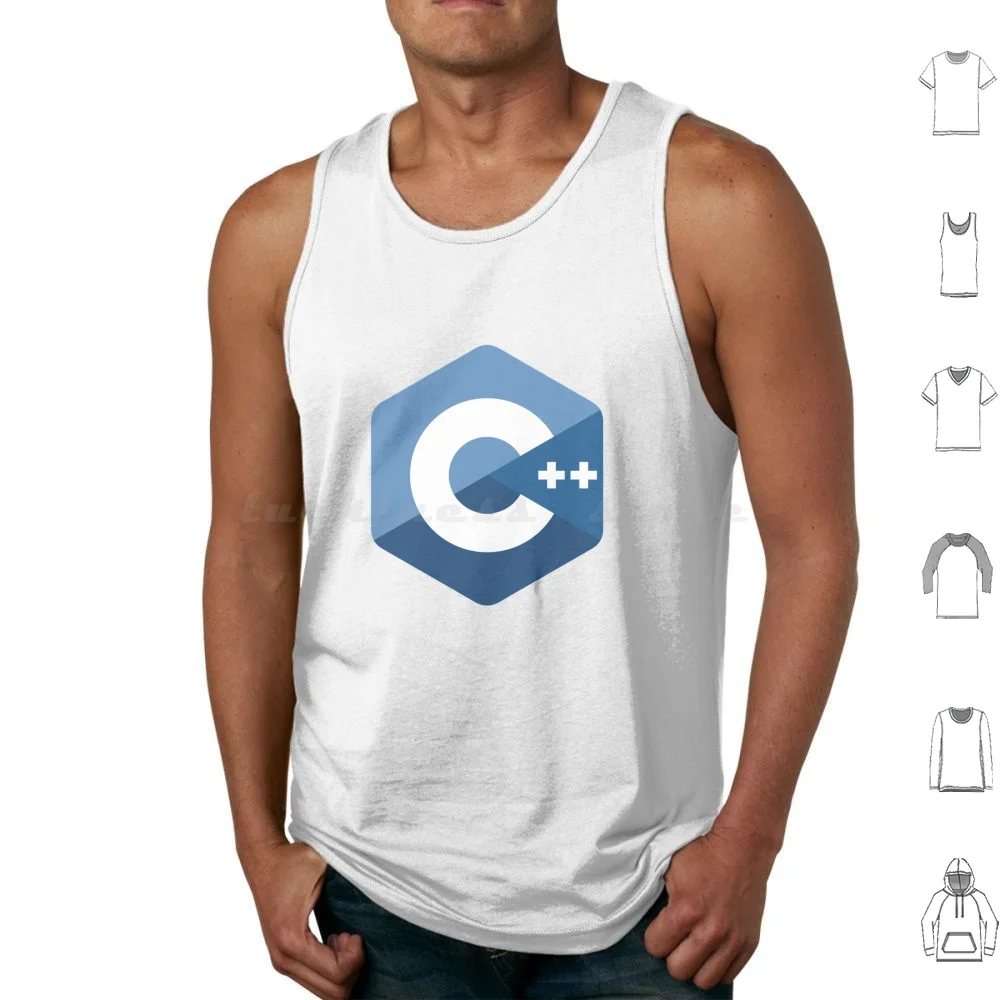 C + Logo Tank Tops Vest Sleeveless Perl Java Tcl Simulates Ada 83 Algol 68 Ml Programming Language App Developer Pc