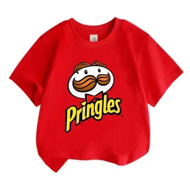 Camiseta casual de moda de algodón para niños con estampado de dibujos animados divertidos de Big Beard