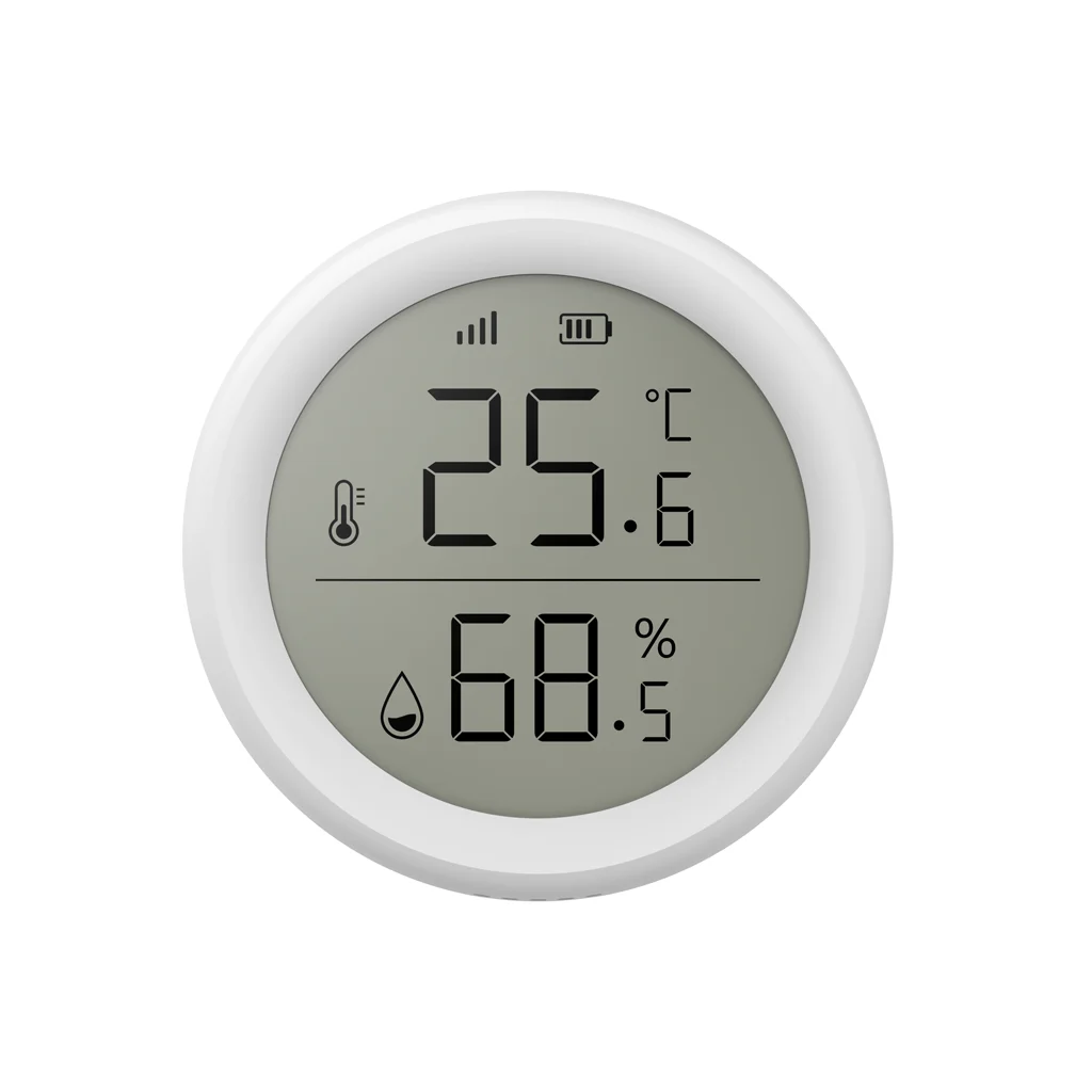 Multi IR  Zigbee App Control Temperature and Humidity Detector with Display PC Material TE600