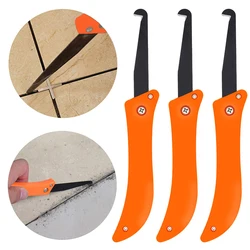 5pcs Professional Tile Gap Repair Tool Cleaning and Removal Grout Hand Tools Notcher Collator Tile gap repair tool Hook Knife