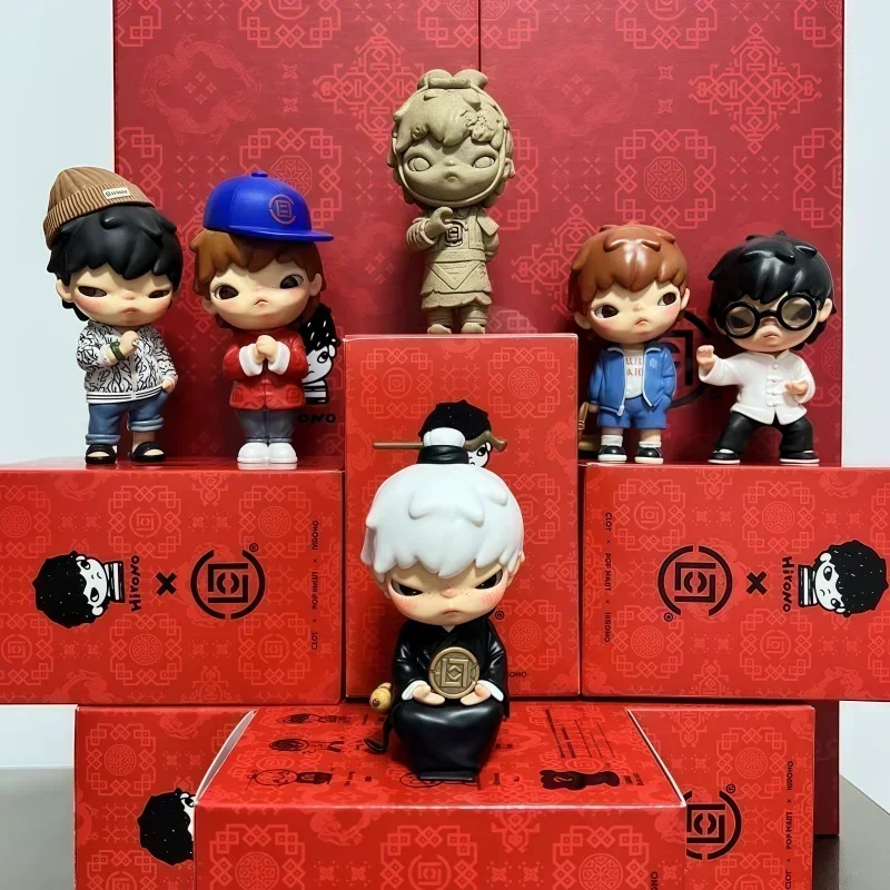 New Genuine Hirono×Clot Series Blind Box Toys Hirono Yin-Yang Limited Edition Action Figures Collection Model Doll Surprise Gift