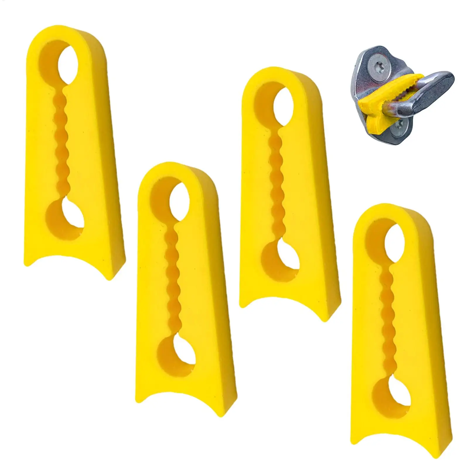 

Комплект из 4 демпферов для автомобильных дверей, амортизирующие накладки для дверей автомобиля, подушки для снижения шума, автомобильные аксессуары