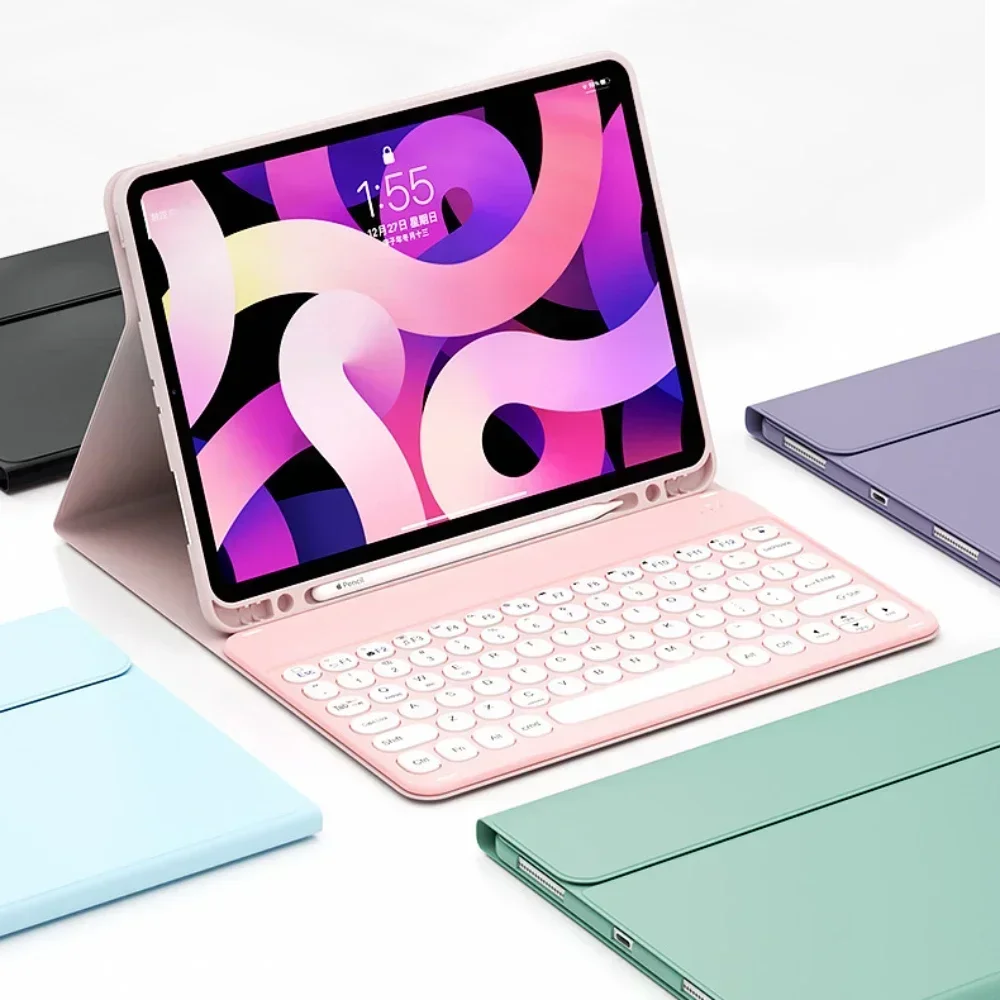 Etui z klawiaturą dotykową do iPada 10. generacji Pro 11 10.5 9.7 Inch Air 11 5 4 3 2 10.9 "9th 8th 7th Funda Keyboard Tablet Cover