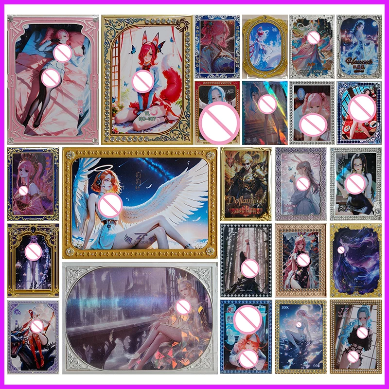 Tarjeta coleccionable rara de una pieza de Anime Reiju Perona Bonney Uta Vivi Lilith Robin Nami Yamato zanahoshi juguetes para regalo de niños