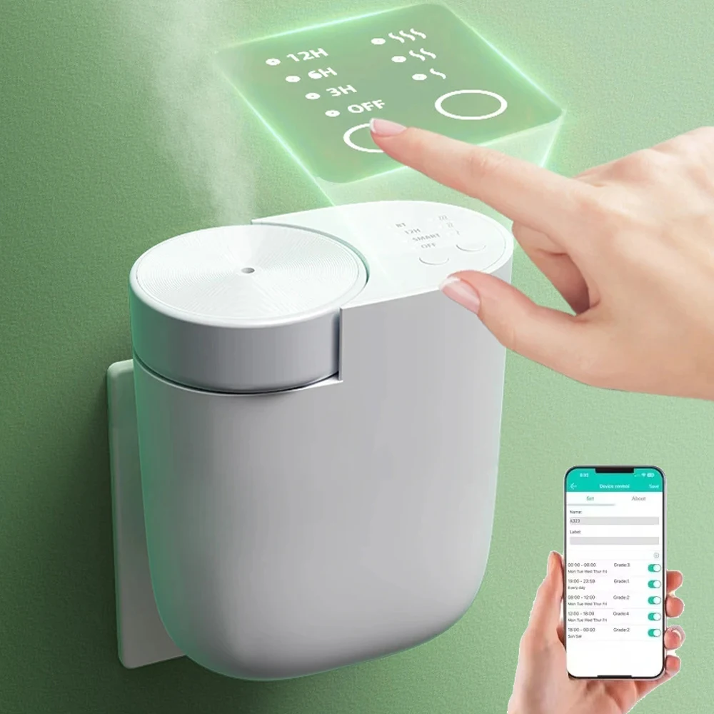 

Настенный безводный диффузор, диффузор аромата для комнаты, для дома, отеля, туалета, ванной комнаты, беспроводной портативный диффузор для ароматерапии