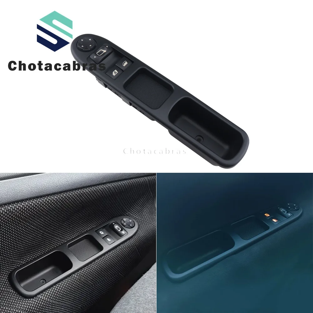 High Quality Front Left Dirve Power Window Master Switch For Peugeot 207 Stufenheck 2007-2014 For Citroen C3 Picasso 6554.QC