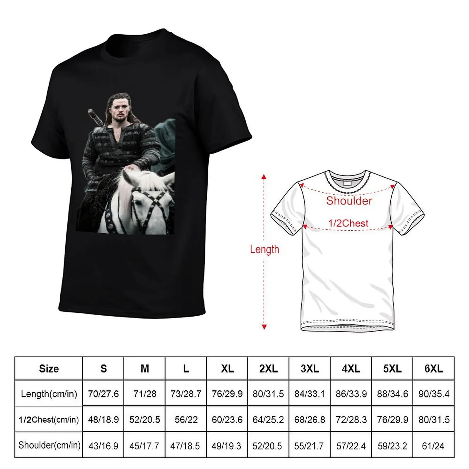 Funny Gifts Uhtred Of Bebbanburg Gifts For Birthday T-Shirt tops shirts graphic tees slim fit t shirts for men