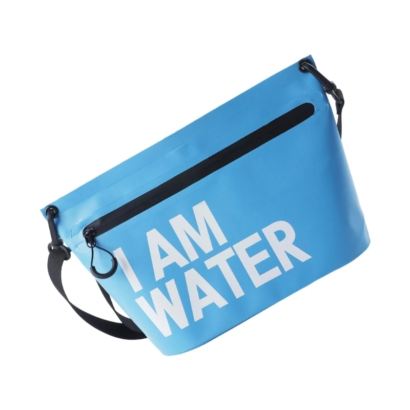 340F PVC Swimming Waterproofs Dry Bag Travel Handbag with Zipper Wash Pack