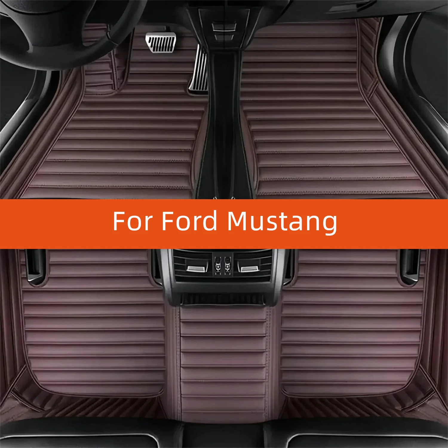 

Custom Leather Car Floor Mat For Ford Mustang 2006 2007 2008 2009 2010 2011 2012 2013 2014 2015 Car Mat Interior Accessories
