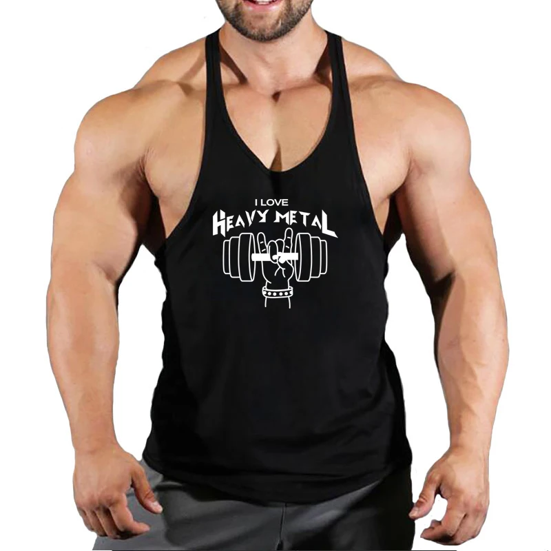 Fitness Clothing Bodybuilding Shirt Men Top for Fitness Sleeveless Sweatshirt Gym T-shirts Suspenders Man Men\'s Vest Stringer