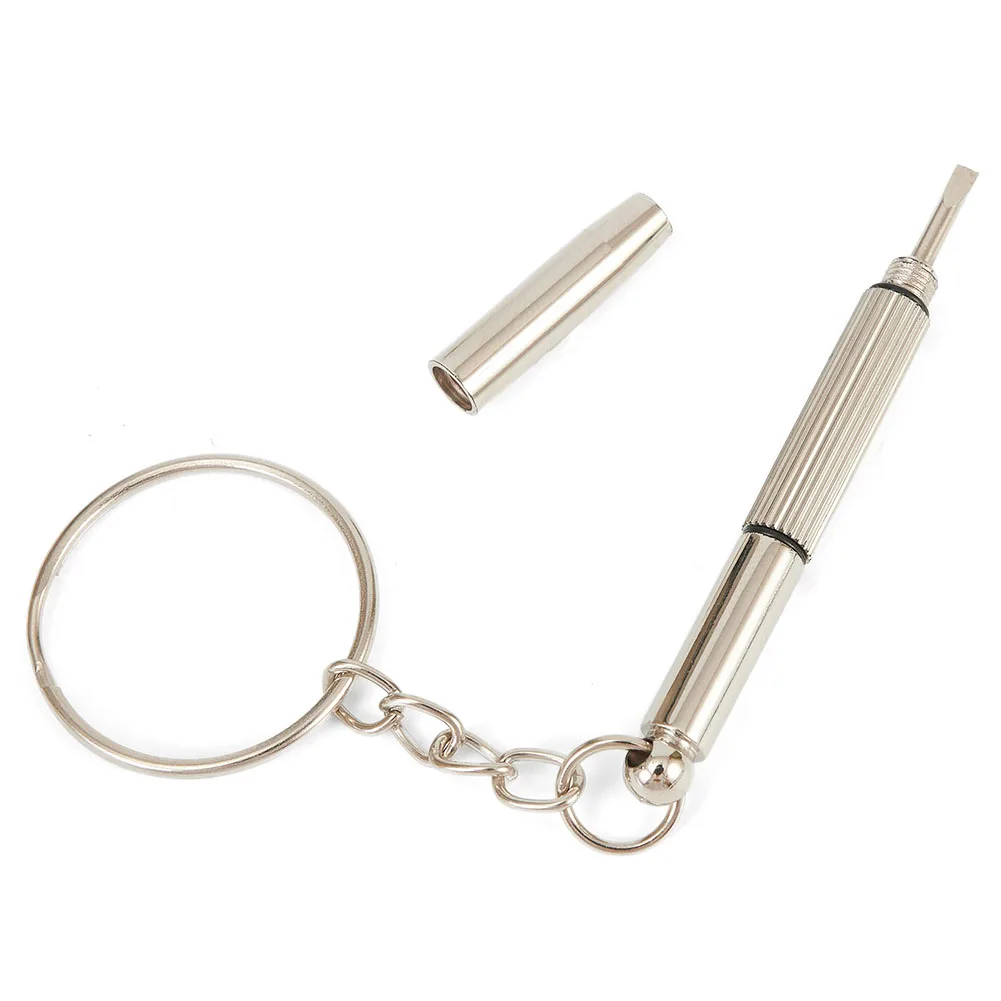 Practical Screwdriver Tool Repair Tool 60mm (blade) Keyring Screw Slotted Three Small Watch 1.7mm 1PCS 2.6 (mm)