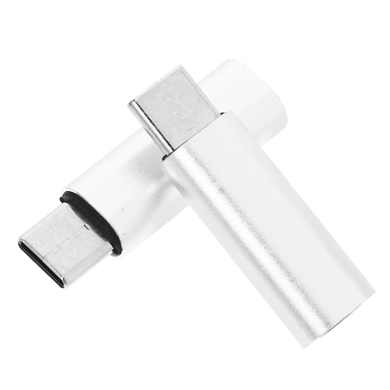 2 ชิ้นประเภท C ถึง 3.5 มิลลิเมตรอะแดปเตอร์สําหรับแจ็คหูฟังแปลงด้วยวัสดุที่ทนทานสําหรับประเภทแท็บเล็ตพีซี