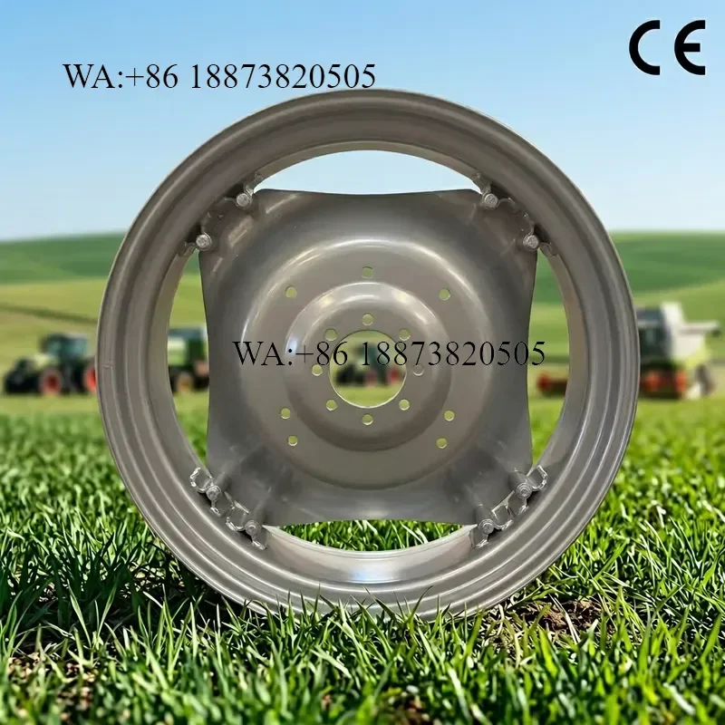 Custom Bolt Flange Welding Wheels W12X38 Agricultural Tractor Rim Steel Wheel Rims for 13.6-38