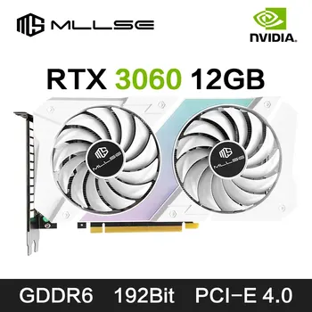 MLLSE RTX 3060 12GB grafik kartı GDDR6 192Bit PCI Express 4.0 × 16 8Pin NVIDIA GPU Rtx 3060 oyun ekran kartı Placa De Video