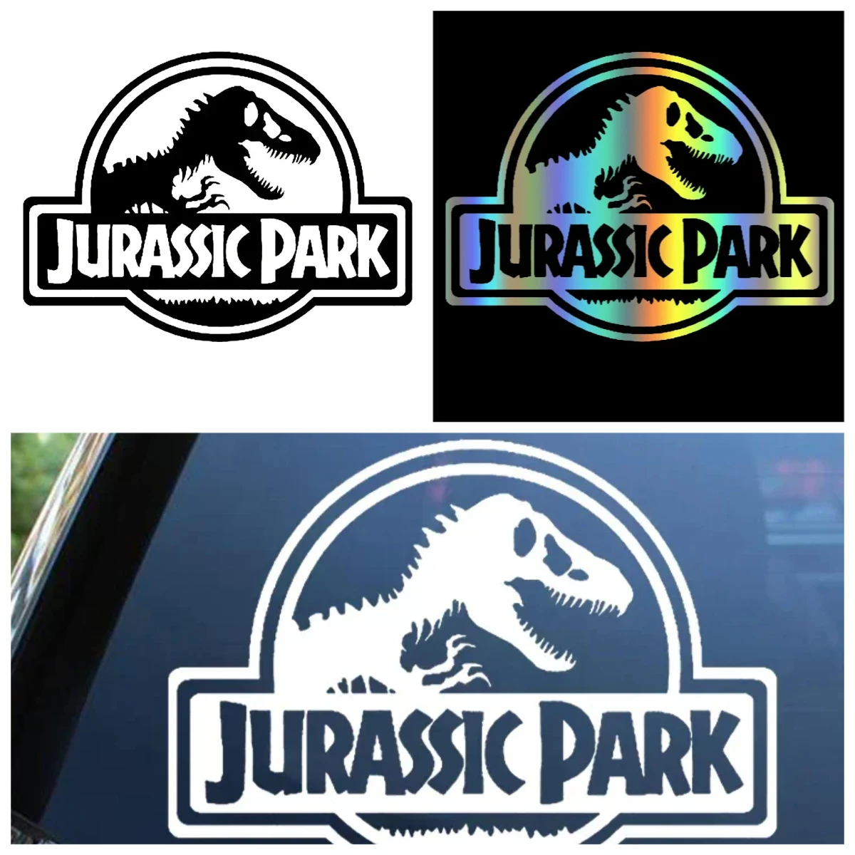 Adesivo de carro em vários tamanhos/cores, decalque de vinil para parque jurassic, acessórios decorativos de motocicleta, à prova d'água, 20cm * 15cm