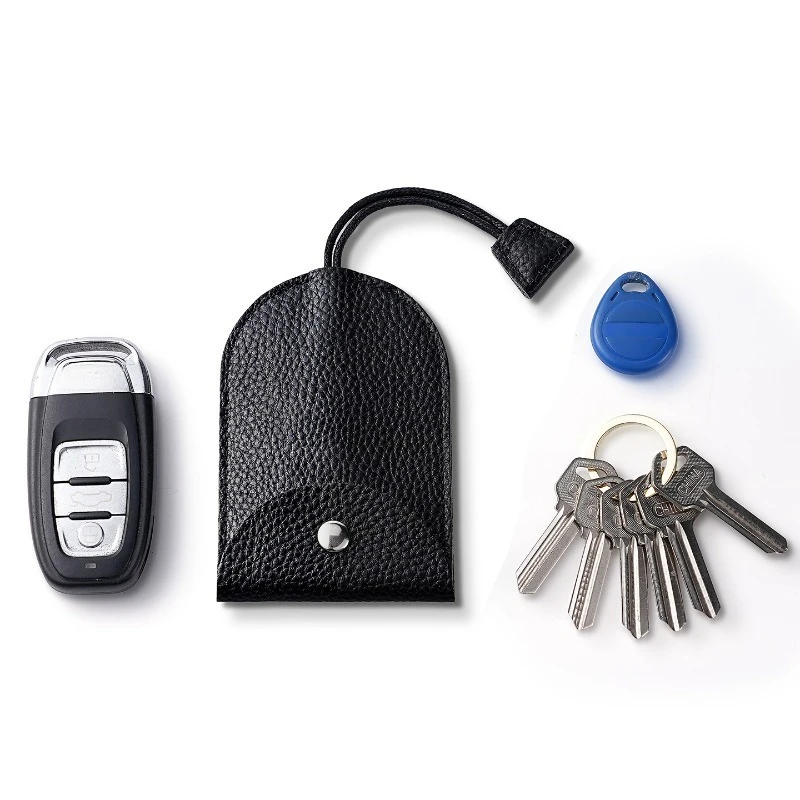 1pc Household Key Chain Bag Purse Mini Men and Women Cute Large Capacity MultiFunction Key Chain Pull-out Simple Small Wallet