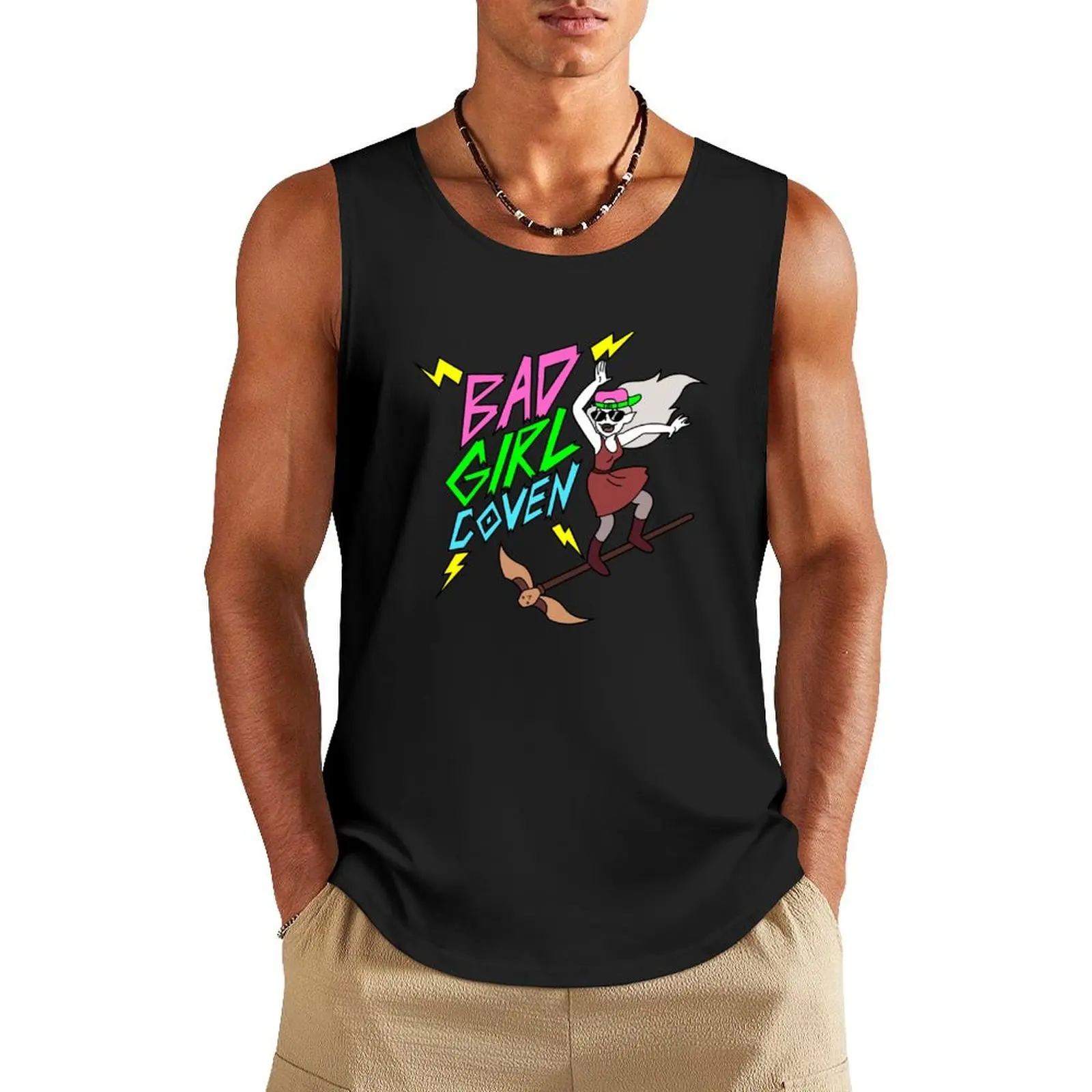 

Bad Girl Coven Tank Top T-shirt sports T-shirt Men's gym Fitness men clothing