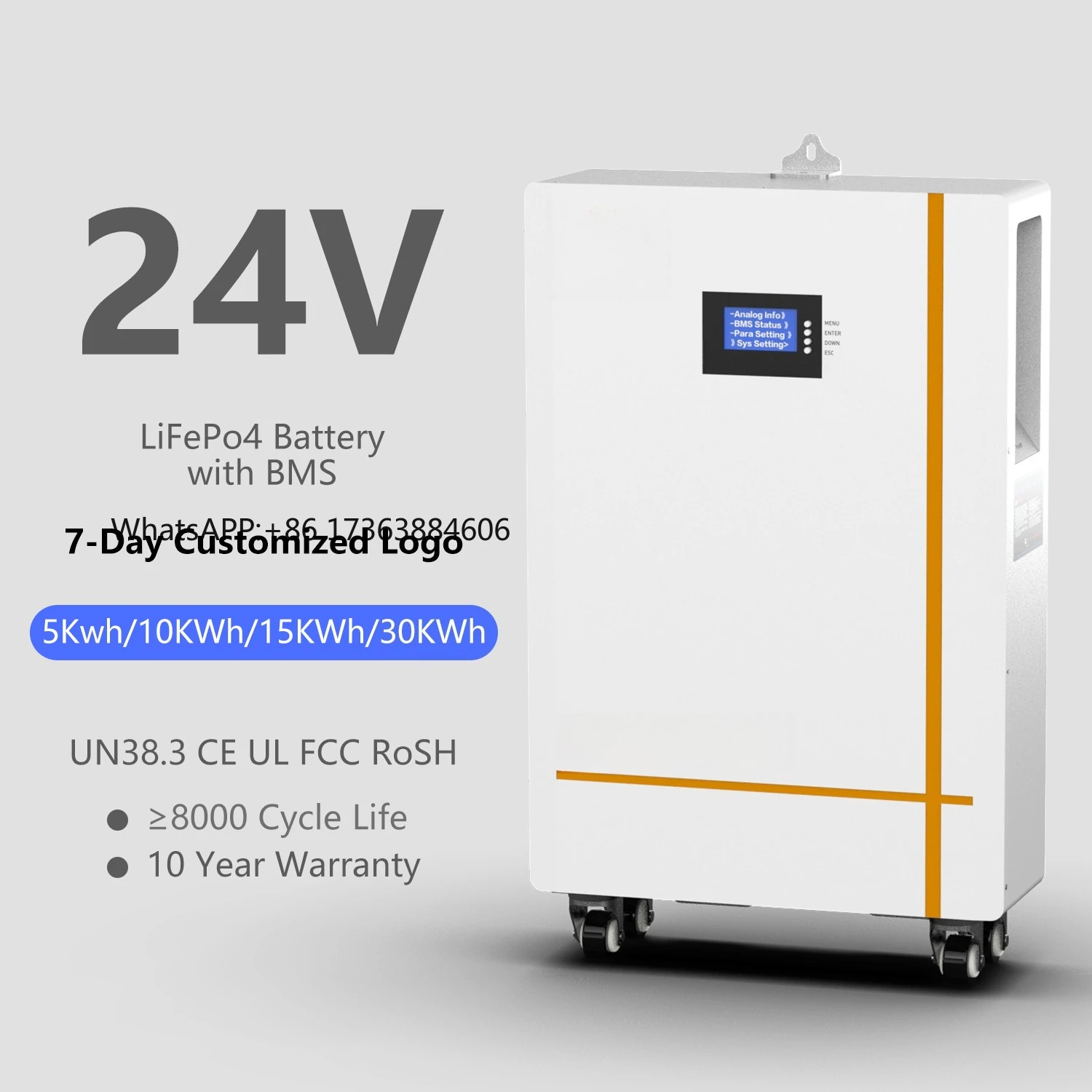 

2026 Eu Stock 24V Lithium Battery 100Ah 200Ah 300Ah 400Ah 500Ah 600Ah 12V Replacement Solar Lifepo4 Batteries System With Bms