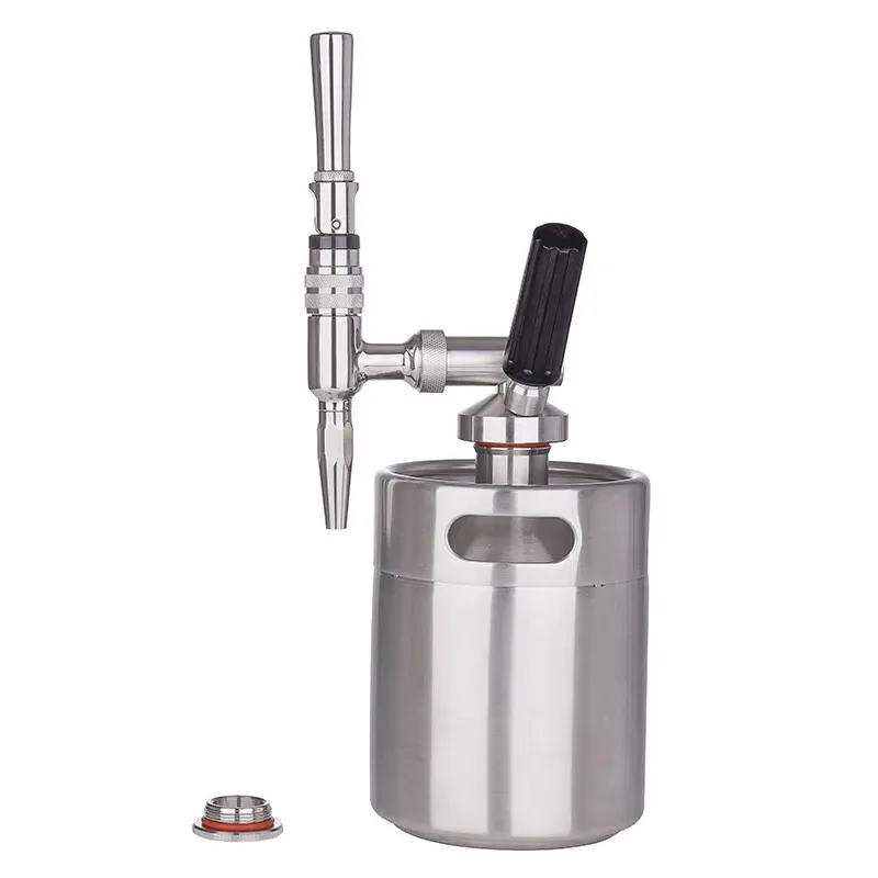 2L Nitrogen Coffee Machine Cold Brew Tea Ice Brew Stainless Steel Foaming Gun Foaming Liquid Ice Cream Machine Cold Brew Coffee