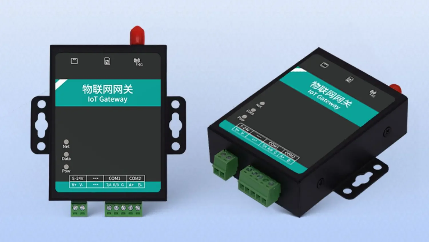 Seriële poort + 4G&Ethernet MQTT randgegevensverzameling en computing IoT-gateway Modbus PLC naar JSON