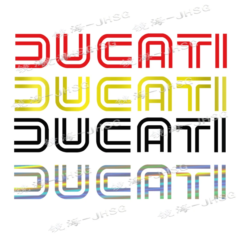 Ducati Car Stickers Motorcycle Racing Laptop Helmet Luggage Surfing Camping Vinyl Decal Die-cut Decal Waterproof PVC