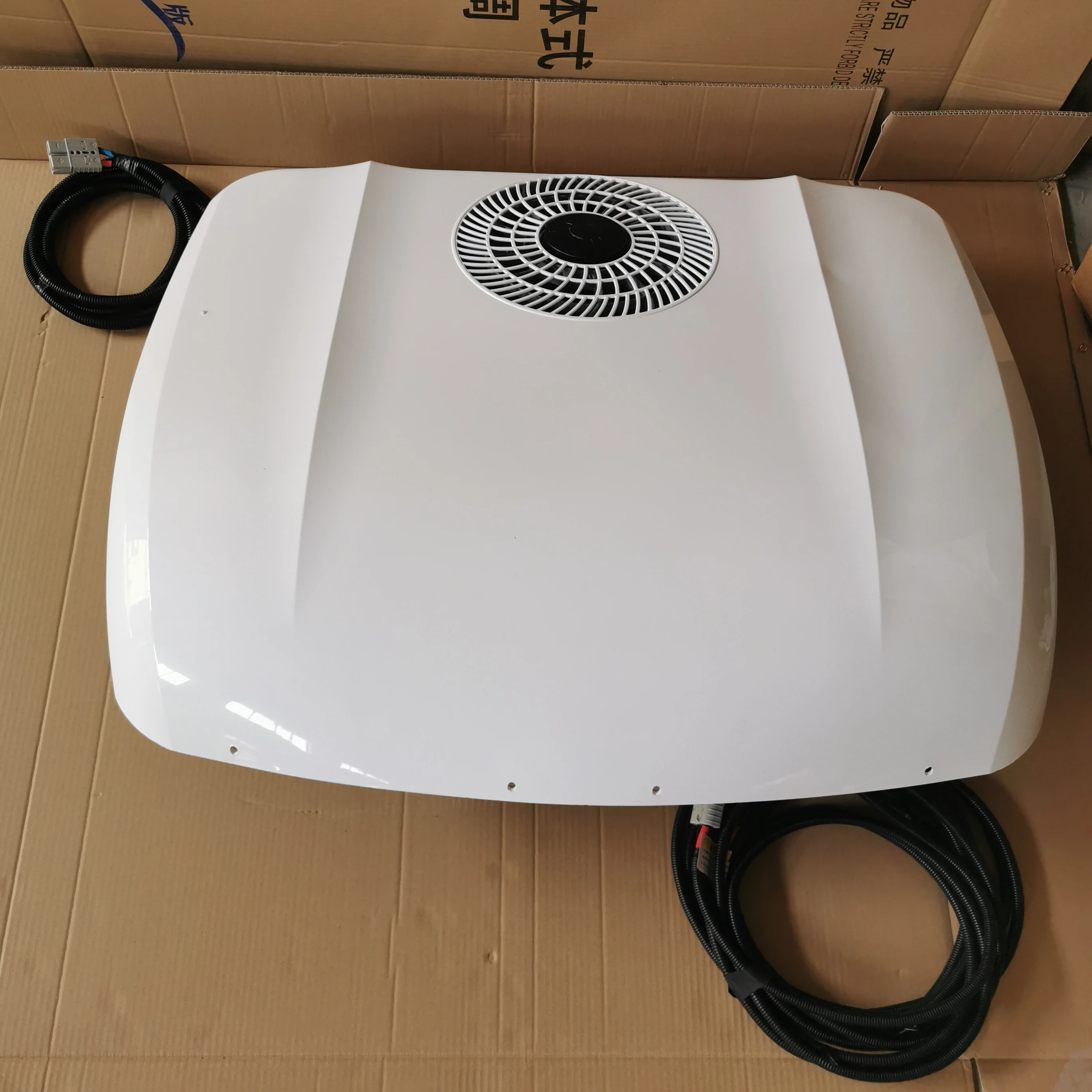 على السطح Clima Para Camion مركبة 24 فولت ملحقات الشاحنة الكهربائية تكييف الهواء 12 فولت لشاحنة RV للسيارة #1